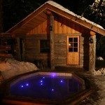 Ulkosauna talvella